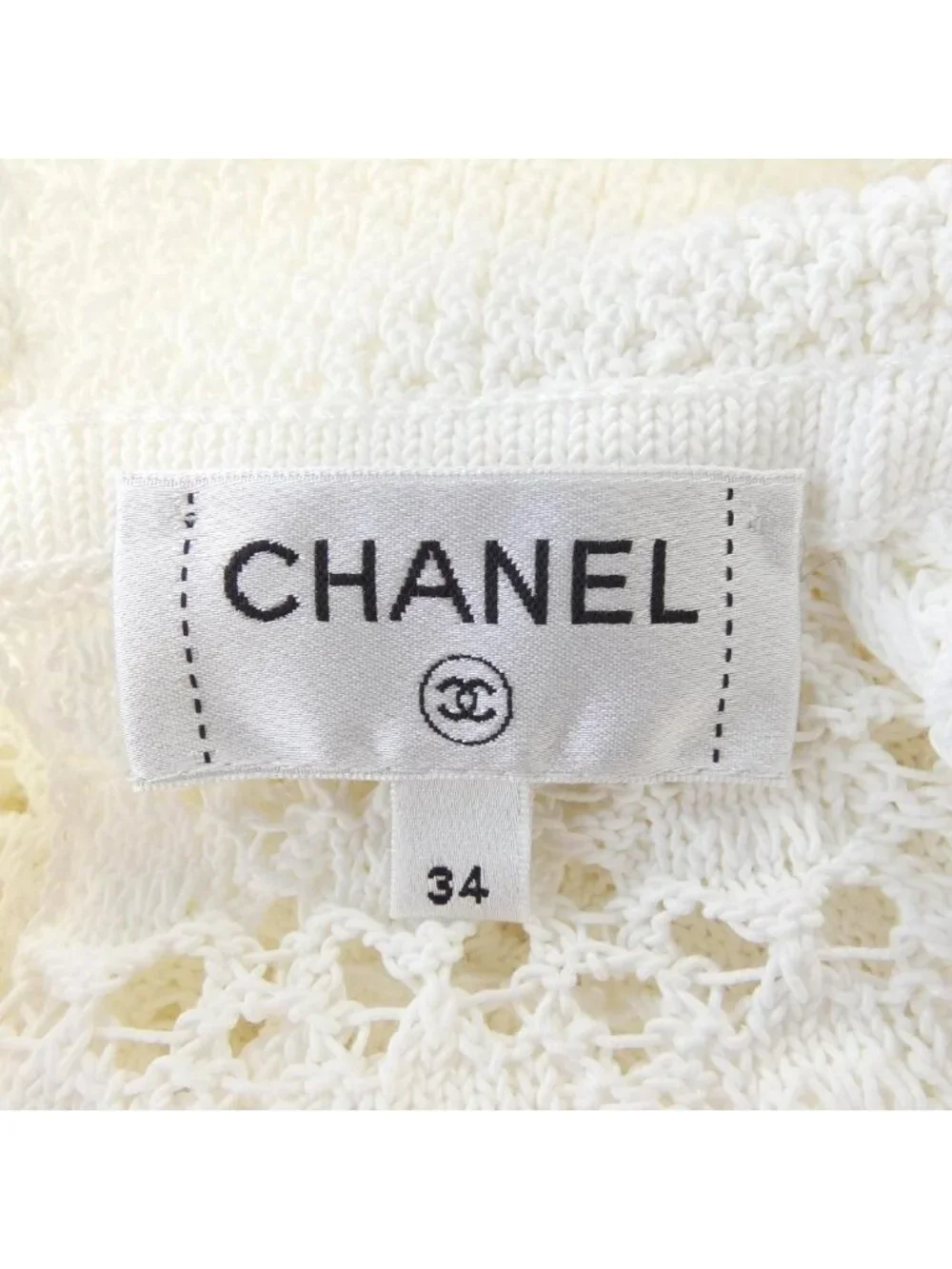 Chanel 26C Tunic Coat White